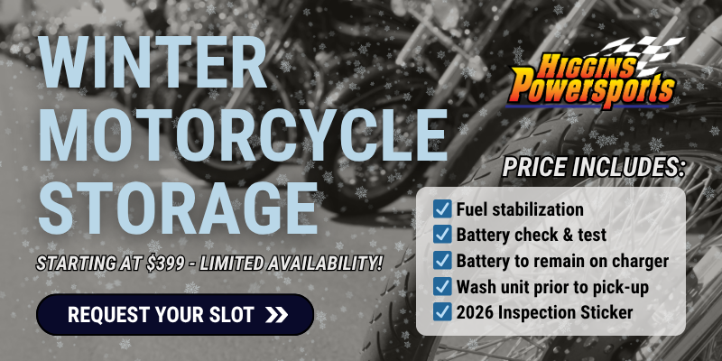Winter Motorcycle Storage