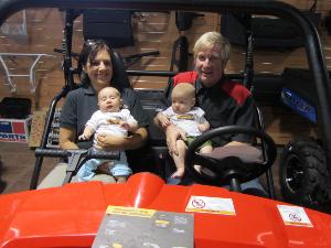 Ronnie and Sue with their grandkids!